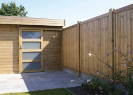  Abri de jardin Box en Pin du nord traité classe4 