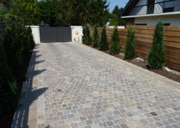 Pavés Grès multicolore