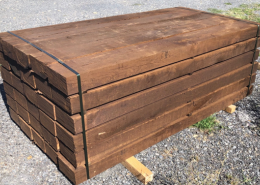 Traverses chêne traitées autoclave 