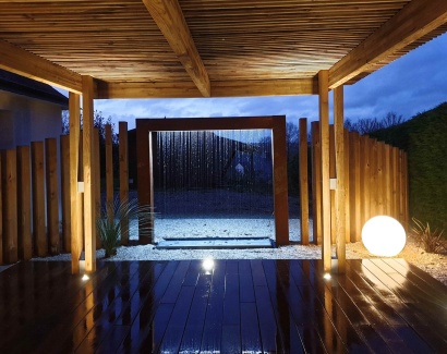 Fontaine Arche Rideau d'Eau