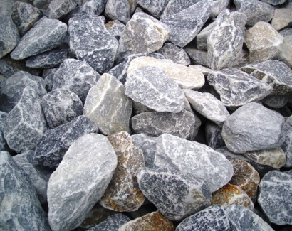 Roche Marbre bleutée