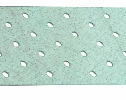 Plaque perforée d'assemblage galvanisée