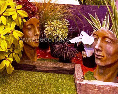 Visage béton Peinture oxyde