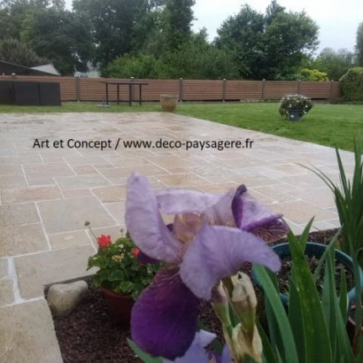 realisations dallage terrasse deco paysagere