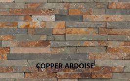 stoneface pierre naturelle revêtement mural copper ardoise1
